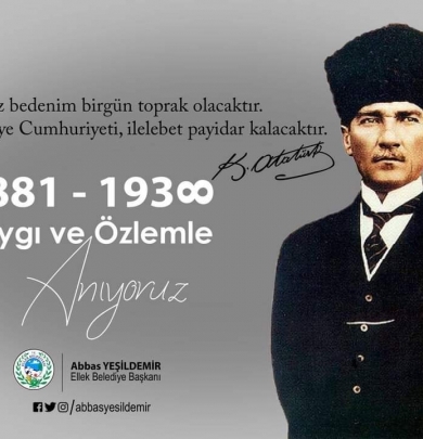 Atatürk'ün vefatının yıl dönümü