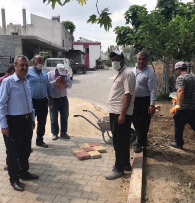 Yeşildemirler Caddesi Renkli Kaldırım Taşı Uygulaması